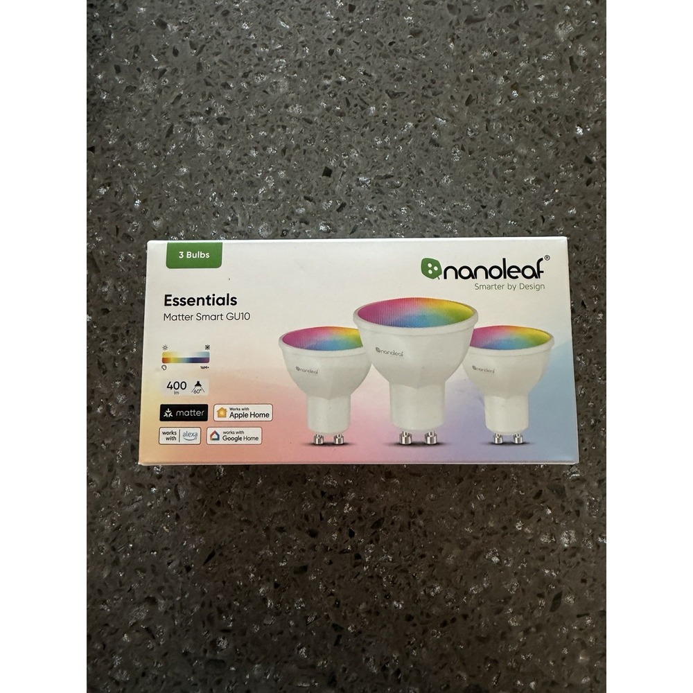 Nanoleaf Essentials Smart GU10 LED Bulbs Matter 3 Bulbs ❤️✅ BRAND NEW SHIPS NOW